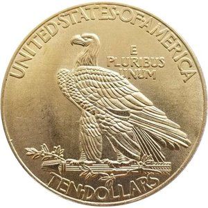 1907 Morgan Indian Head Ten Dollars Coin